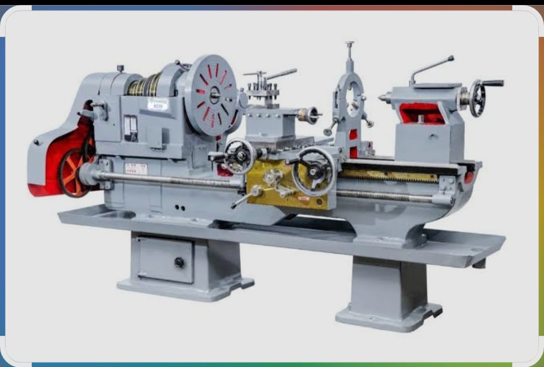 Lathe machine used for stainless steel round bar turning at OMH